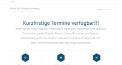 Desktop Screenshot of drgruenberg.com