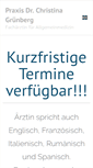 Mobile Screenshot of drgruenberg.com